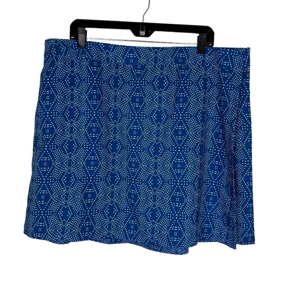 NEW Ripskirt Hawaii Length 2 Wrap Skirt Size XXL Boho Denim Print Little Leg